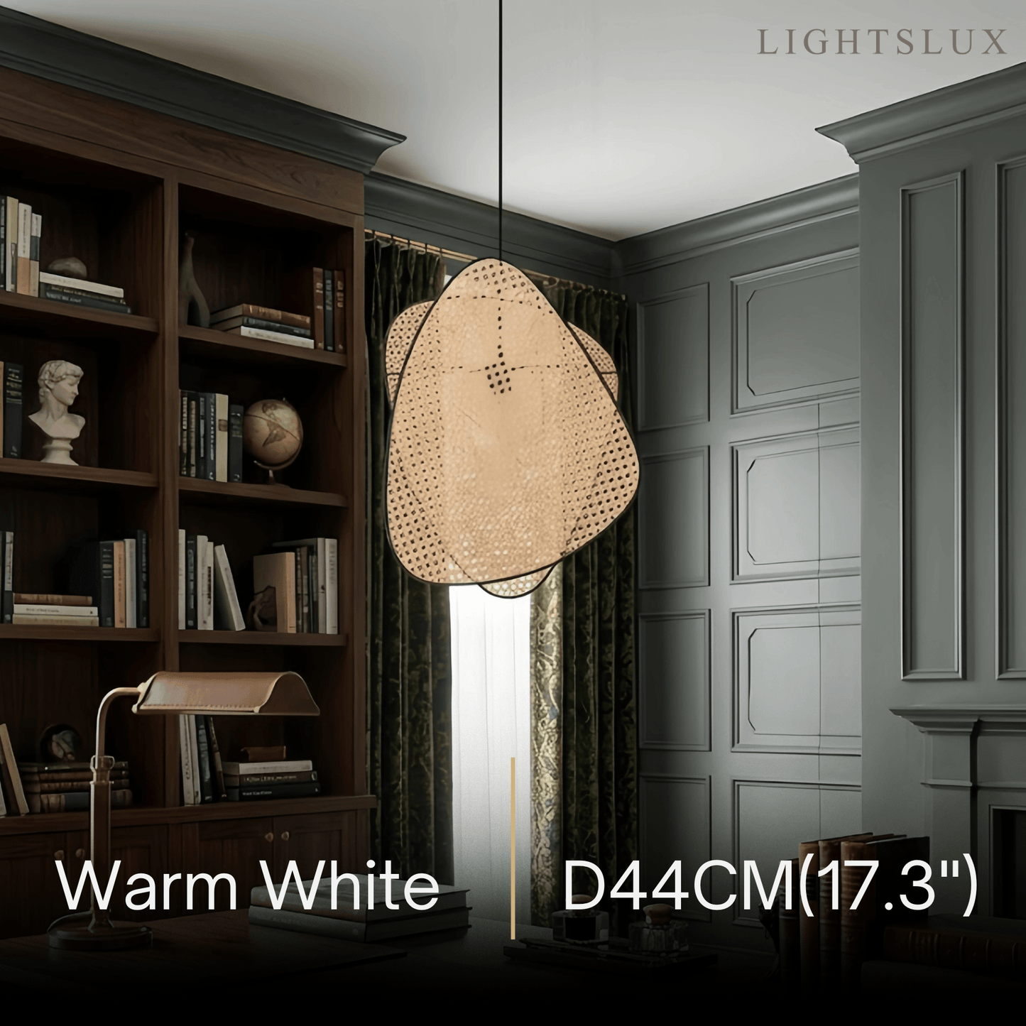 Pendant Light — Rattan & Willow Weave Dimensions