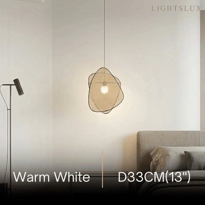 Pendant Light — Rattan & Willow Weave Dimensions