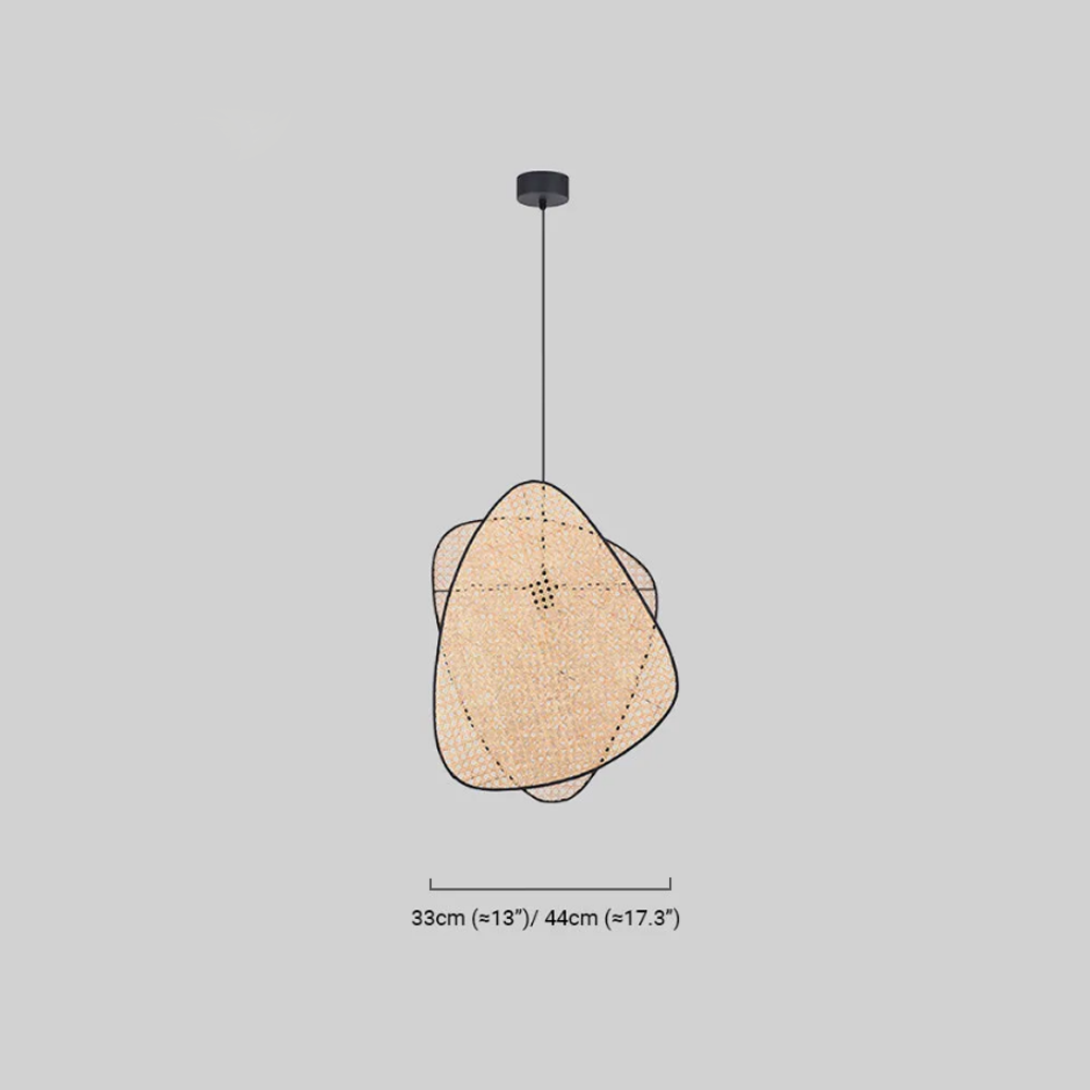 Pendant Light — Rattan & Willow Weave Dimensions