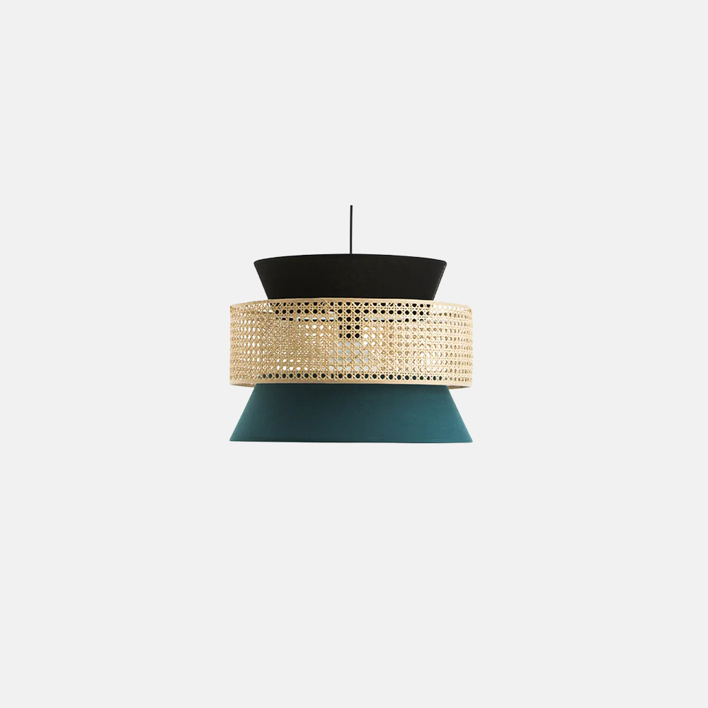 Hooded Pendant Light — Black Metal for Dining Room