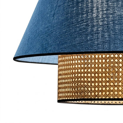 Bamburo Farmhouse Wood Pendant Light - Rustic