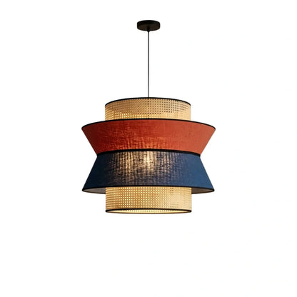 Bamburo Farmhouse Wood Pendant Light - Rustic