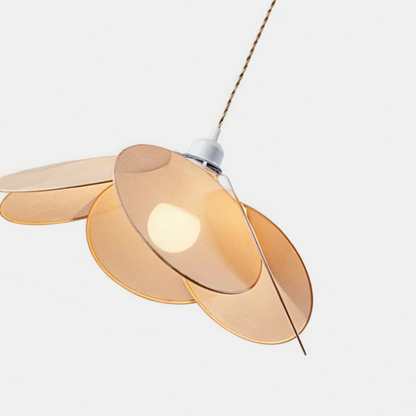 Zenno Farmhouse Metal & Fabric Pendant Light