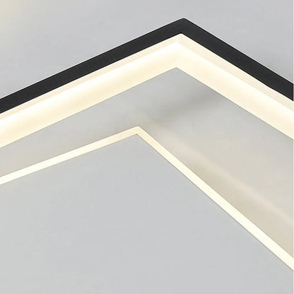 Ceiling Light – Metal & Acrylic Geometric Design for Bedroom