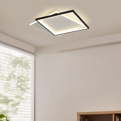 Ceiling Light – Metal & Acrylic Geometric Design for Bedroom