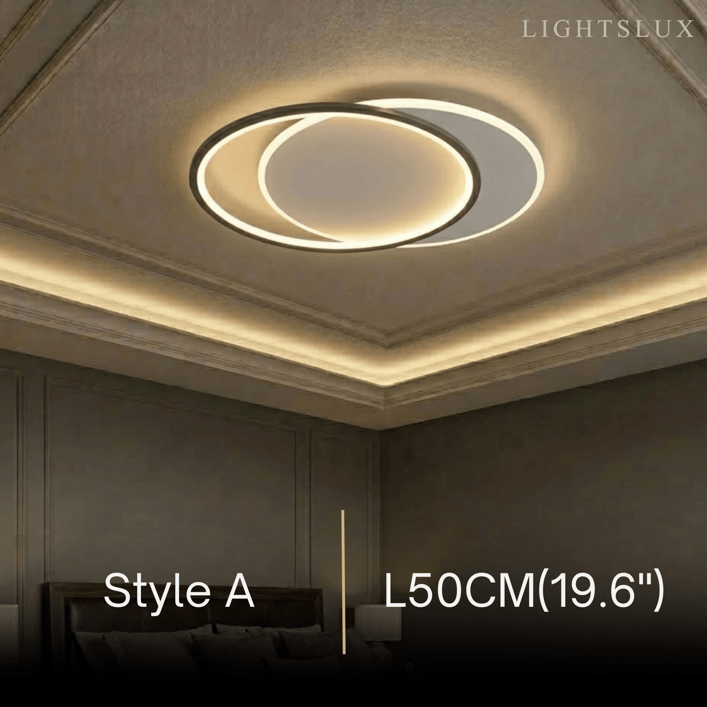 Ceiling Light – Metal & Acrylic Geometric Design