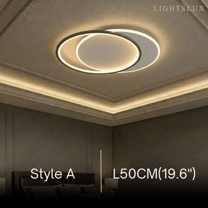 Ceiling Light – Metal & Acrylic Geometric Design