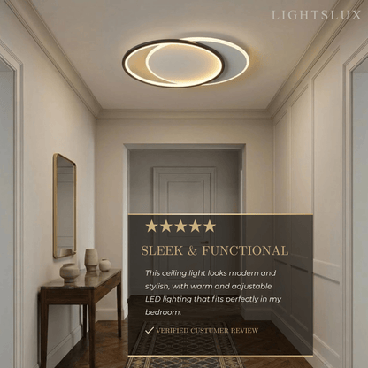 Ceiling Light – Metal & Acrylic Geometric Design