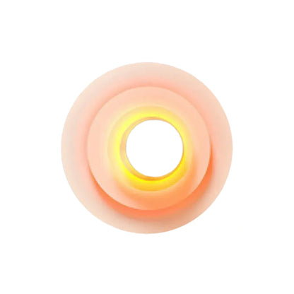 Morandia Morandi Metal Wall Lamp - Blue/Pink/Yellow Round Design for Living Room