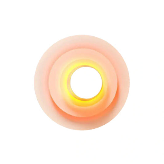 Morandia Morandi Metal Wall Lamp - Blue/Pink/Yellow Round Design for Living Room