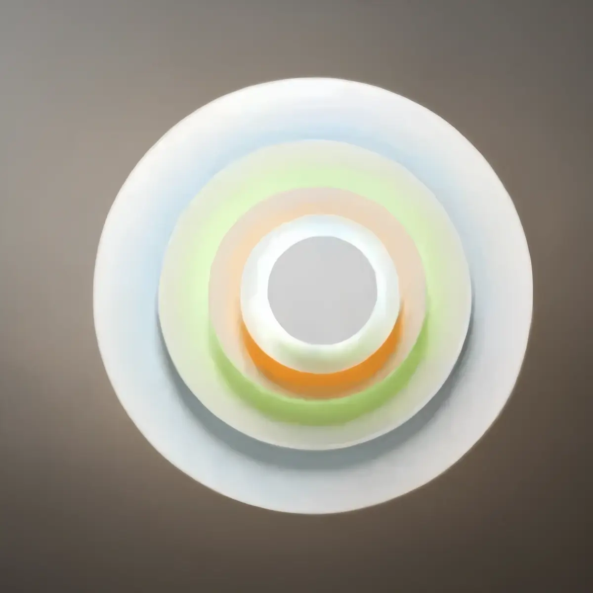 Morandia Morandi Metal Wall Lamp - Blue/Pink/Yellow Round Design for Living Room