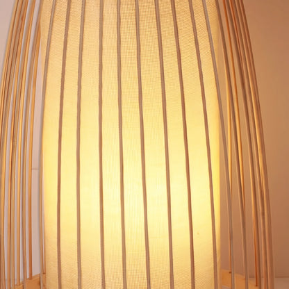 Zenno Designer Bamboo Floor Lamp