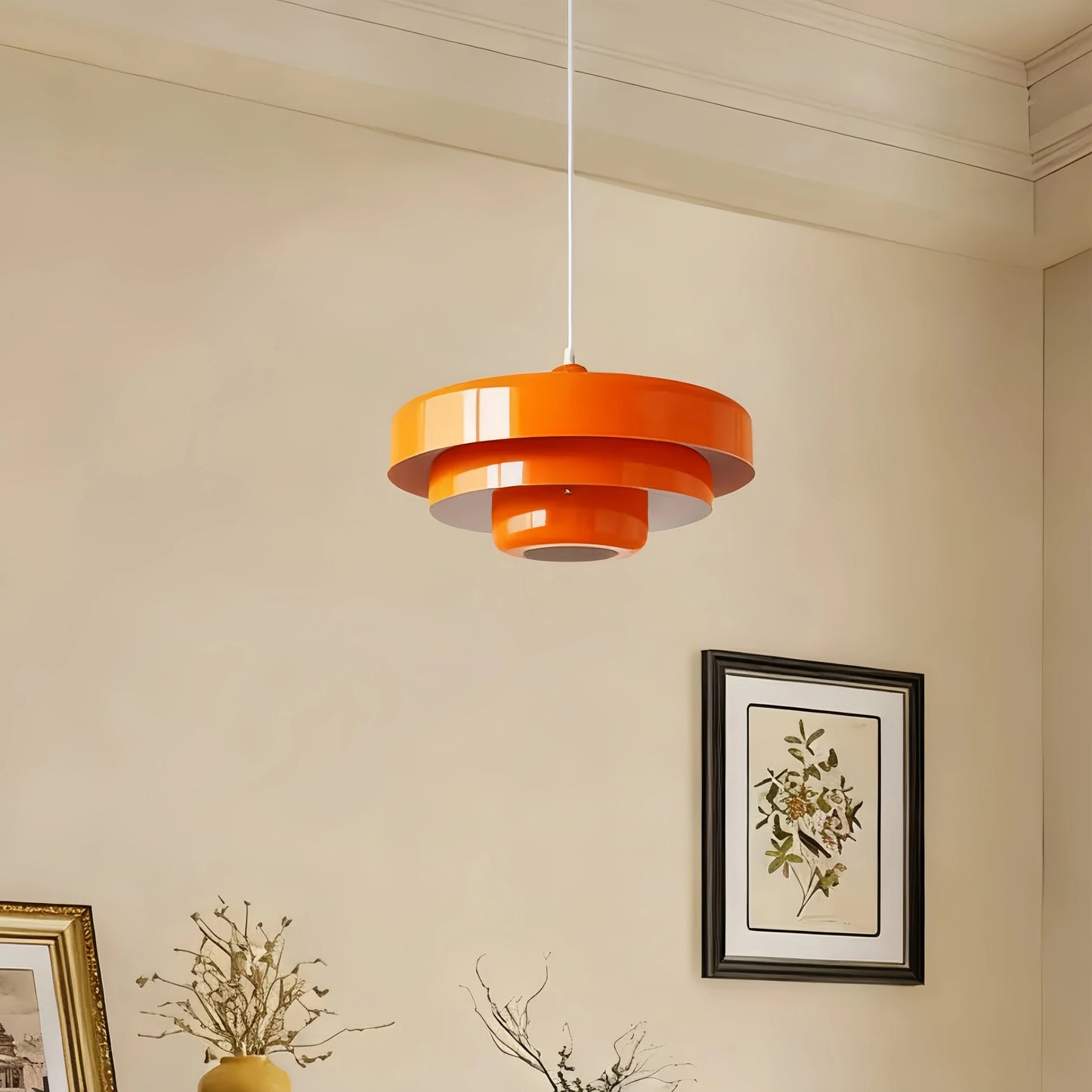 Morandia Nordic LED Pendant Light – Orange/Green/White/Yellow/Pink Metal Kitchen