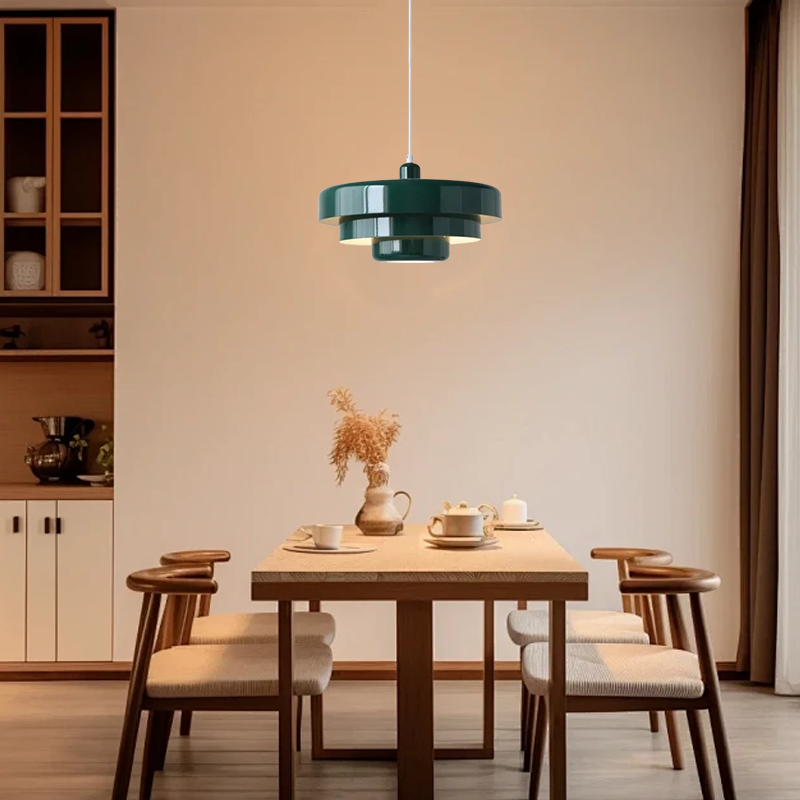 Nordic LED Green Pendant Light for Dining Room