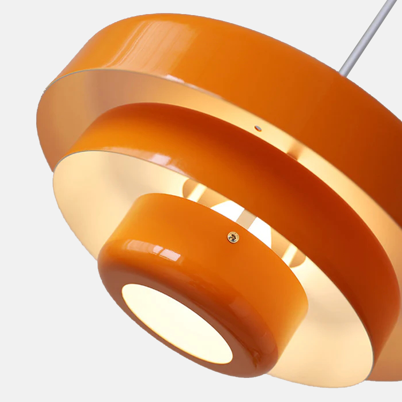 Nordic LED Orange Pendant Light Detail