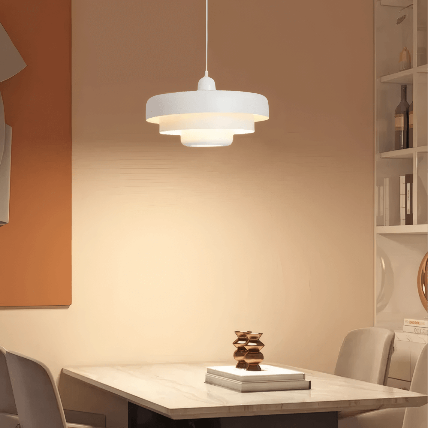 Nordic LED White Pendant Light for Dining Room