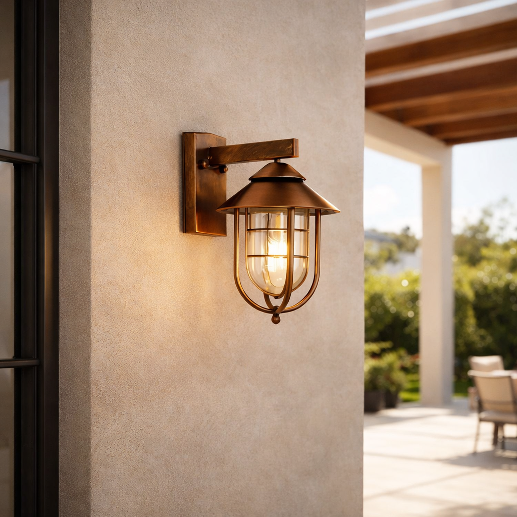 Irondale Industrial Outdoor Wall Lamp - Waterproof light for Garden