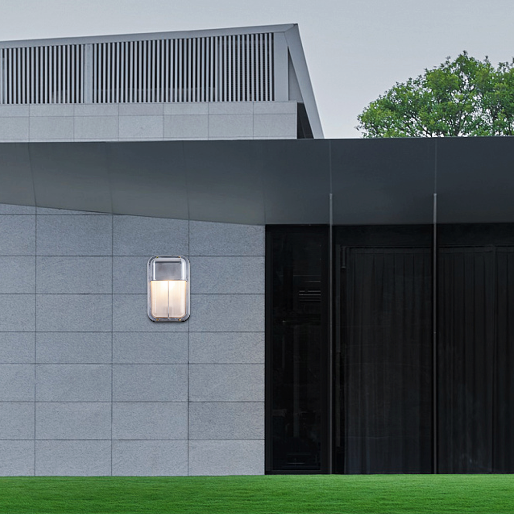 Modern Geometric Outdoor Wall Lamp 