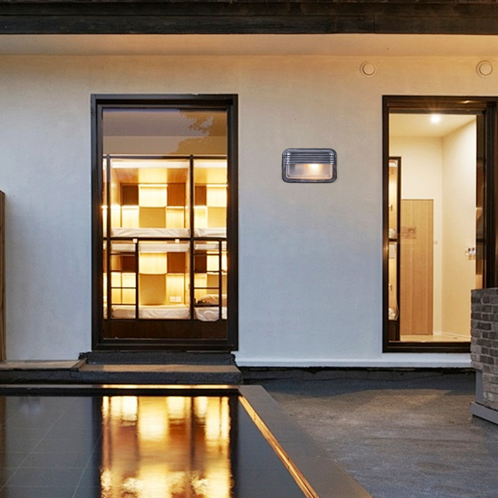 Modern Geometric Outdoor Wall Lamp 