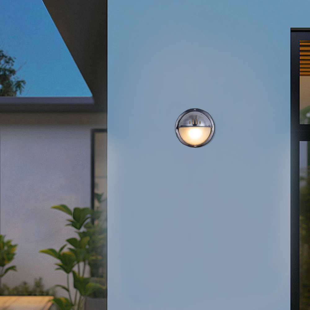 Modern Geometric Outdoor Wall Lamp 