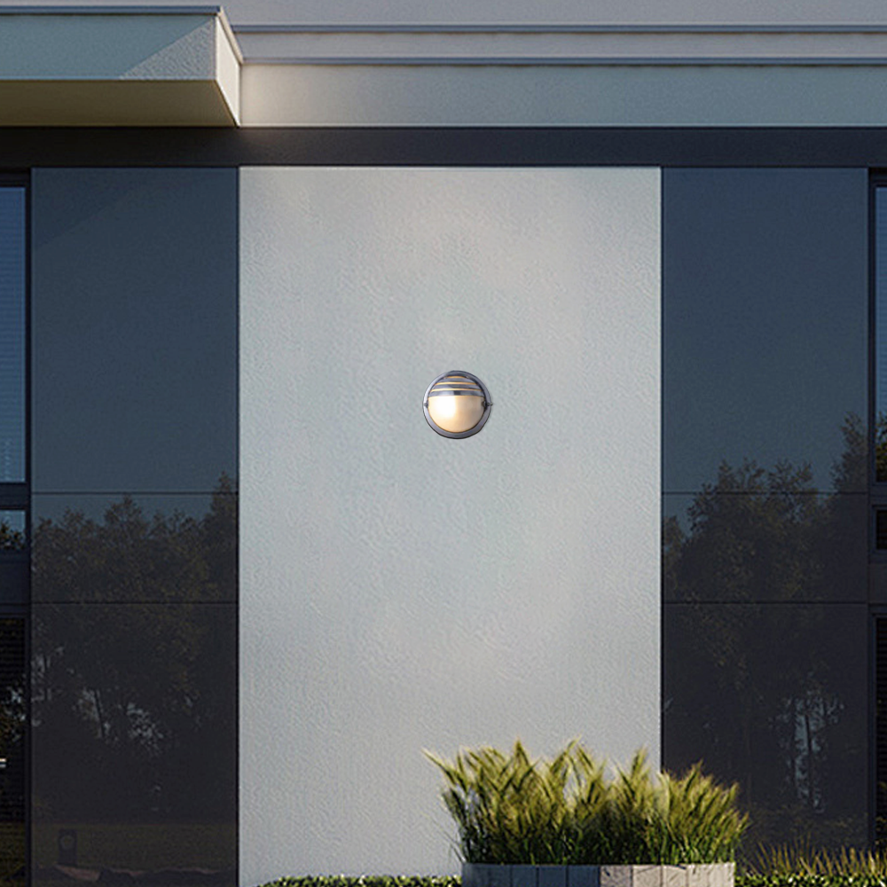 Modern Geometric Outdoor Wall Lamp 