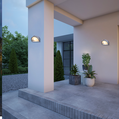 Modern Geometric Outdoor Wall Lamp 