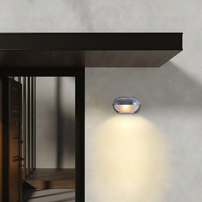 Modern Round Outdoor Wall Lamp