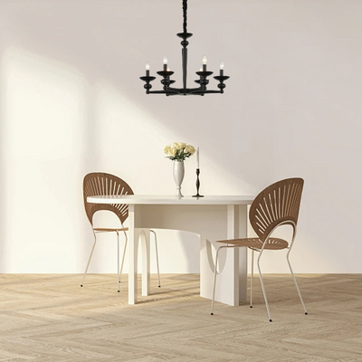  Chandelier - Convertible Wall/Pendant Light with Glass Dining/Living Room