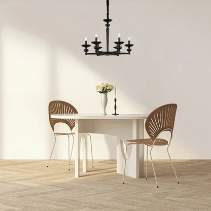  Chandelier - Convertible Wall/Pendant Light with Glass Dining/Living Room