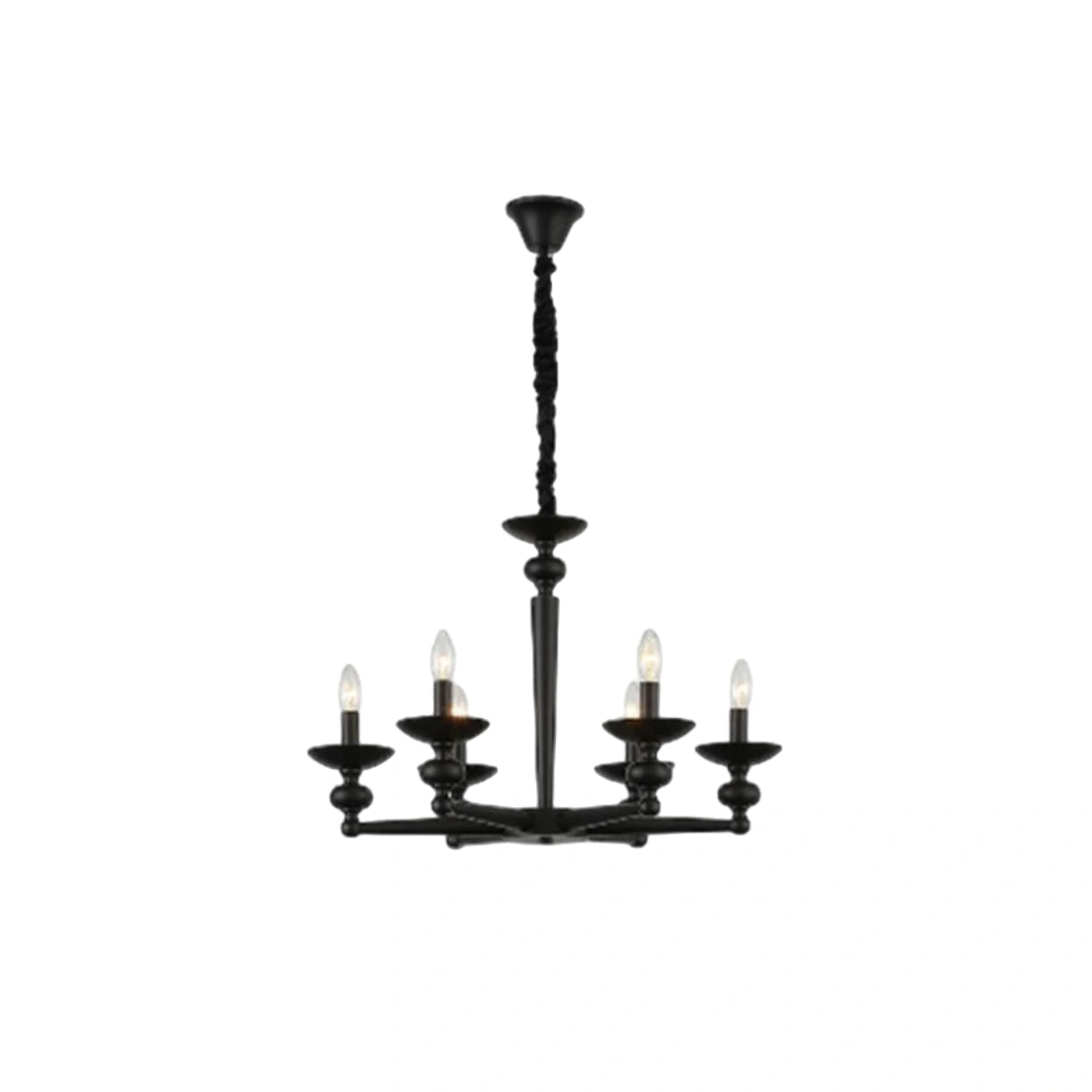 Chandelier - Convertible Wall/Pendant Light with Glass Dining Room