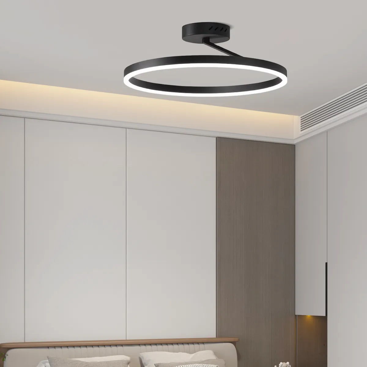 Modern Circular Flush Mount Ceiling Light 