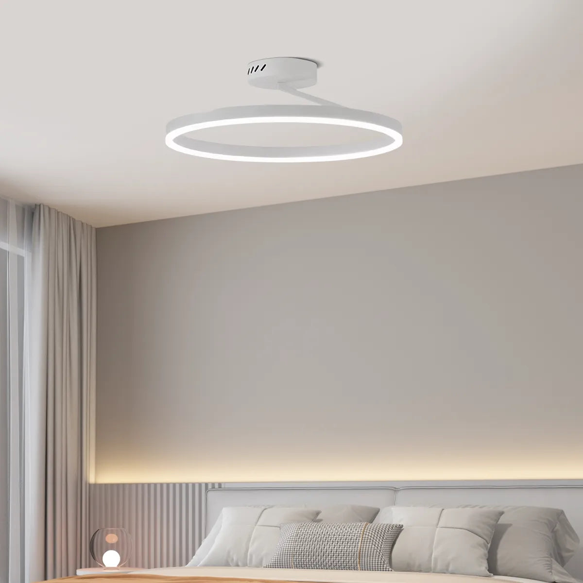 Modern Circular Flush Mount Ceiling Light 