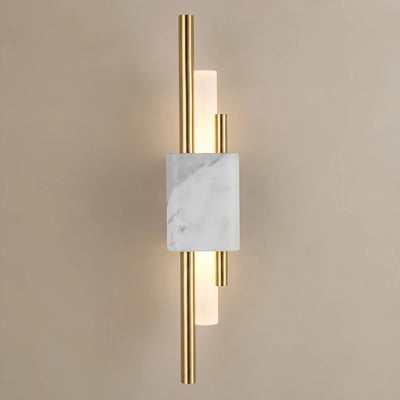 Excelis Modern Cylindrical Wall Lamp – Metal Bedroom Light in White