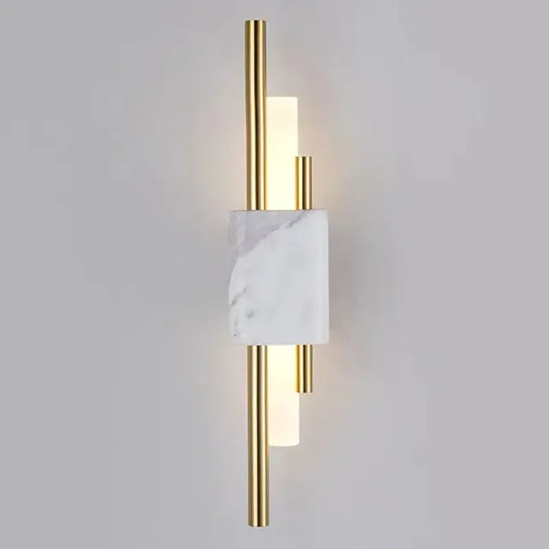 Modern Cylindrical White Wall Lamp – Metal