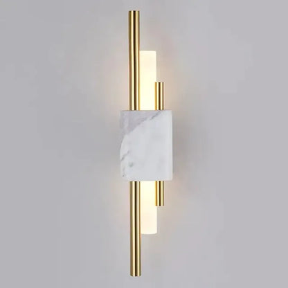 Modern Cylindrical White Wall Lamp – Metal