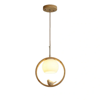 Zenno Modern Wood Pendant Light 