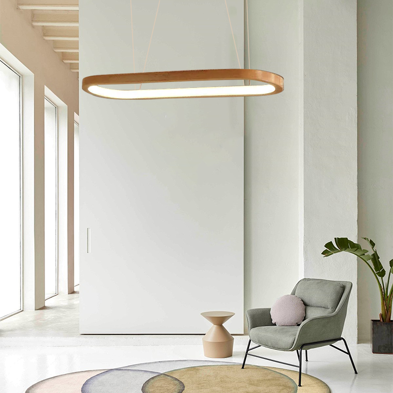 LED wooden Pendant Light for Living Room