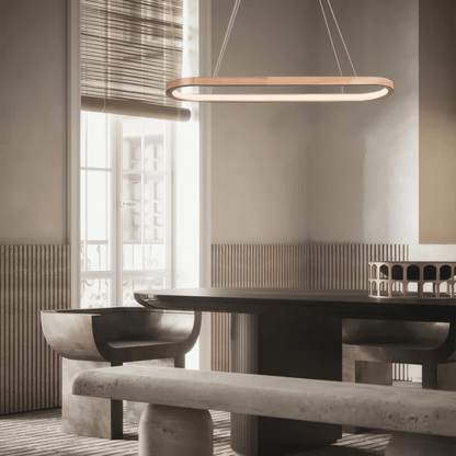 Minimalist Wooden Pendant Light