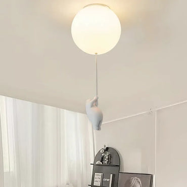 Modern Balloon Bear Ceiling Light  for Living Room