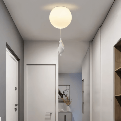 Modern Balloon Bear Ceiling Light  for Corridor