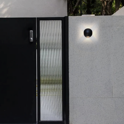 Modern Globular Outdoor Wall Lamp