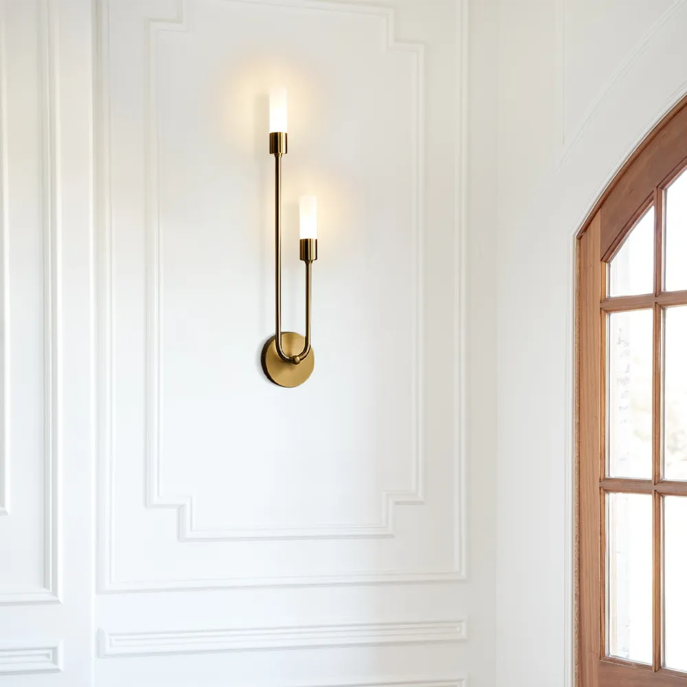 Linear Wall Light – Gold Metal for Bedroom/Living Room
