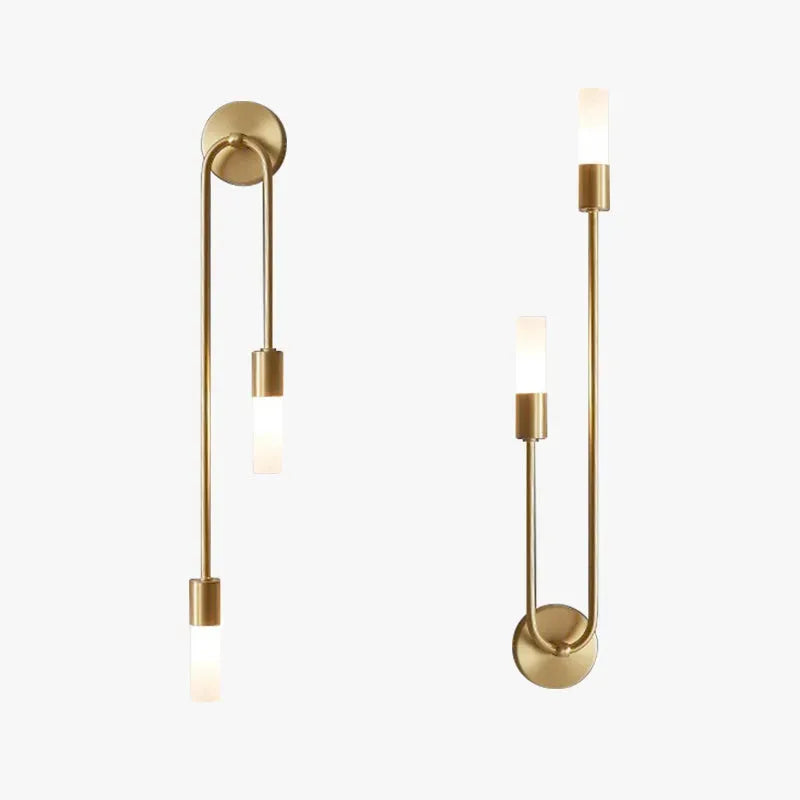 Modern Wall Light Curve Linear