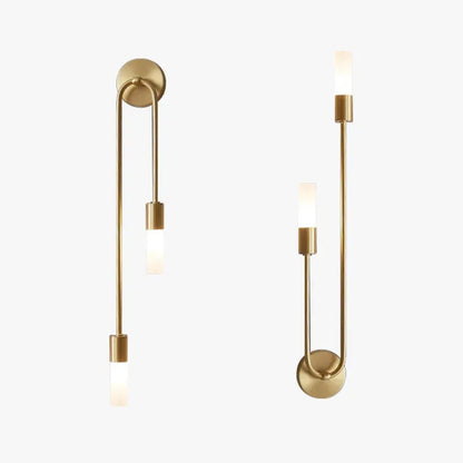 Modern Wall Light Curve Linear