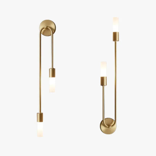 Modern Wall Light Curve Linear