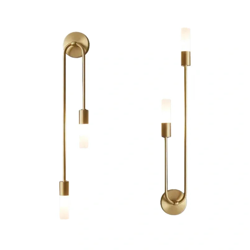 Linear Wall Light – Gold Metal for Bedroom/Living Room