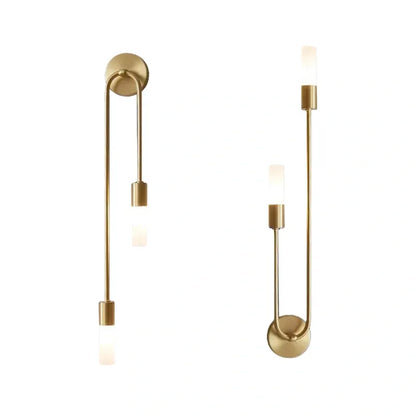 Linear Wall Light – Gold Metal for Bedroom/Living Room