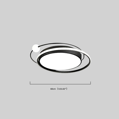 Modern Planet Ceiling Light Dimension