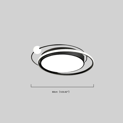Modern Planet Ceiling Light Dimension