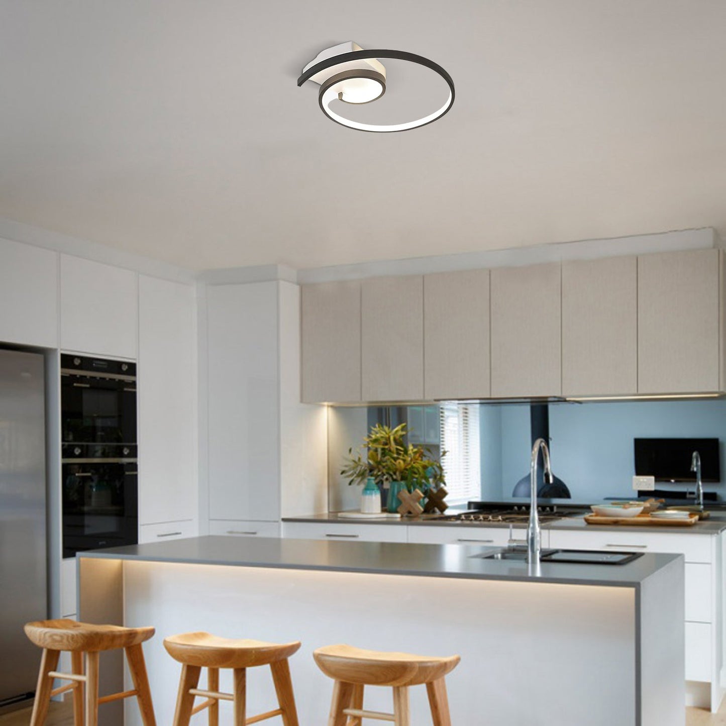 Arcato Spiral Ceiling Light 